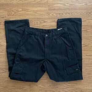 Wrangler Cargo Pants Mens 29x30 Utility 100% Cotton Workwear Straight Leg